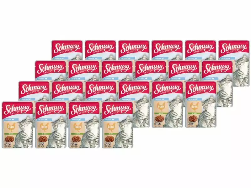 Schmusy Nassfutter Ragout Kitten Huhn Jelly, 22 x 100 g 3 Schmusy Nassfutter Ragout Kitten Huhn Jelly, 22 x 100 g