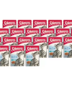 Schmusy Nassfutter Ragout Lachs Sauce, 22 x 100 g