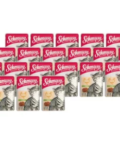 Schmusy Nassfutter Ragout Kitten Pute Sauce, 22 x 100 g