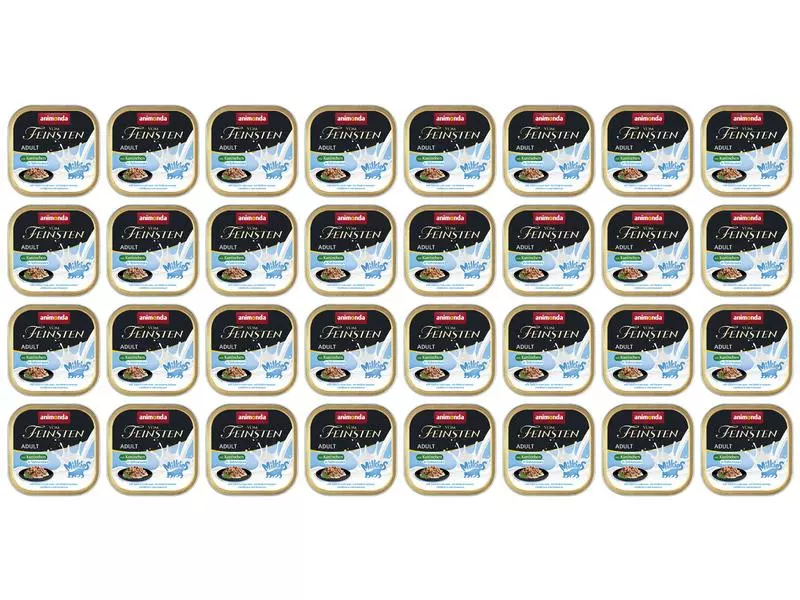 Animonda Nassfutter Vom Feinsten Milkies Kanin & Sahne, 32 x 100 g 3 Animonda Nassfutter Vom Feinsten Milkies Kanin & Sahne, 32 x 100 g