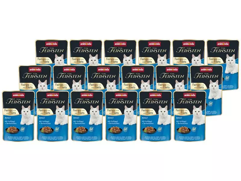 Animonda Nassfutter Vom Feinsten Filet Geflügel & Lachs, 18 x 85 g 3 Animonda Nassfutter Vom Feinsten Filet Geflügel & Lachs, 18 x 85 g