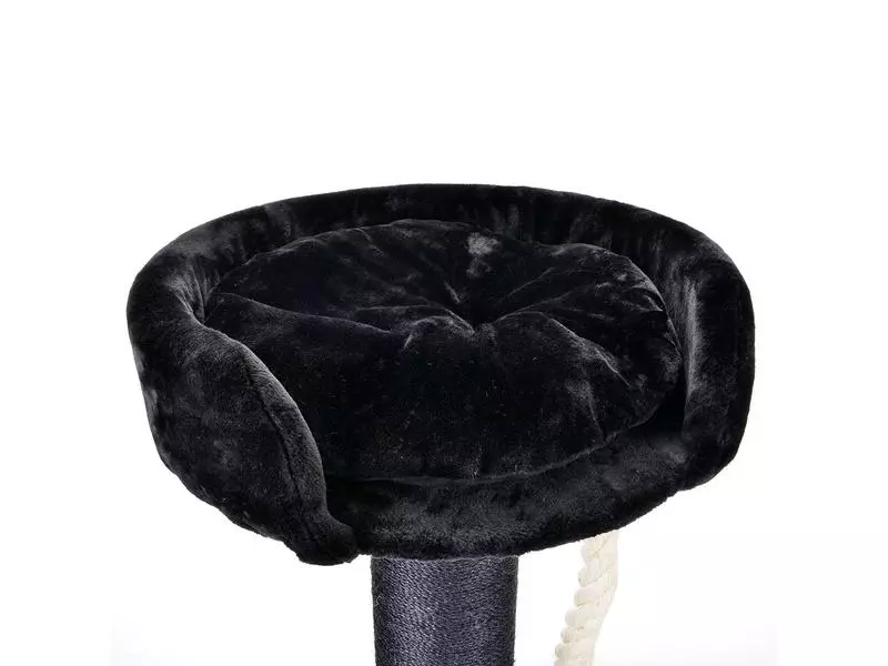 CanadianCat Kratzbaum Lounge Ontario 1, Schwarz 8 CanadianCat Kratzbaum Lounge Ontario 1, Schwarz – Bild 6