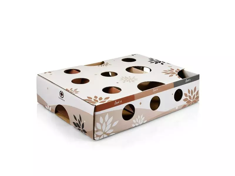 CanadianCat Katzen-Strategiespiel MagicBox, Braun-Weiss 7 CanadianCat Katzen-Strategiespiel MagicBox, Braun-Weiss – Bild 5