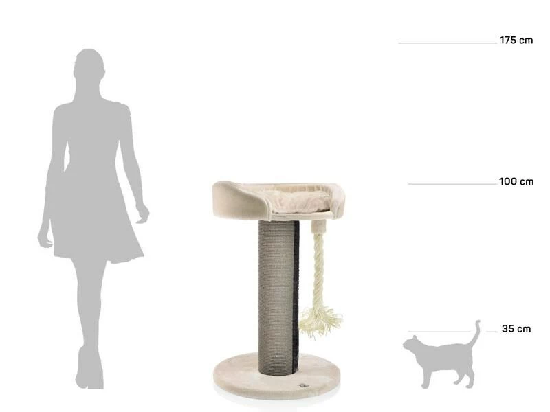 CanadianCat Kratzbaum Lounge Ontario 1, Beige 10 CanadianCat Kratzbaum Lounge Ontario 1, Beige – Bild 8