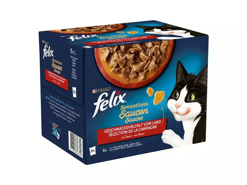 Felix Nassfutter Sensations Fleisch in Sauce, 24 x 85 g 3 Felix Nassfutter Sensations Fleisch in Sauce, 24 x 85 g