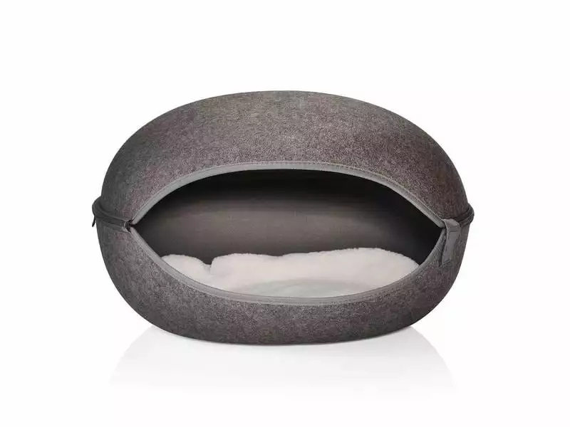 CanadianCat Kuschelhöhle Katzennest, Uni-Anthrazit 3 CanadianCat Kuschelhöhle Katzennest, Uni-Anthrazit