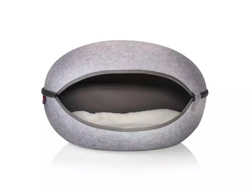 CanadianCat Kuschelhöhle Katzennest, Uni-Grau 3 CanadianCat Kuschelhöhle Katzennest, Uni-Grau
