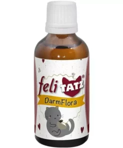 CdVet Katzen-Nahrungsergänzung feliTATZ DarmFlora, 50 ml
