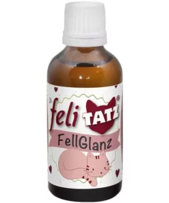 CdVet Katzen-Nahrungsergänzung feliTATZ FellGlanz, 50 ml