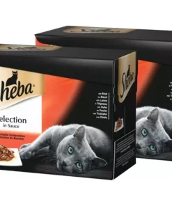 Sheba Nassfutter Selection Herzhafte Komposition, 24 x 85 g