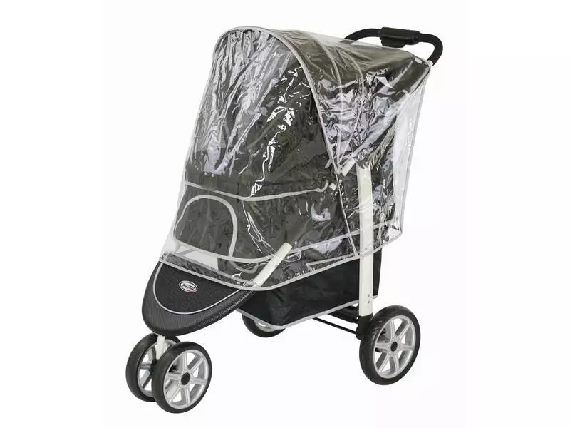 InnoPet Buggy Regenabdeckung Universal, Transparent 3 InnoPet Buggy Regenabdeckung Universal, Transparent
