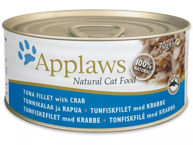 Applaws Nassfutter Dose Thunfischfilet & Krabben, 70 g 3 Applaws Nassfutter Dose Thunfischfilet & Krabben, 70 g