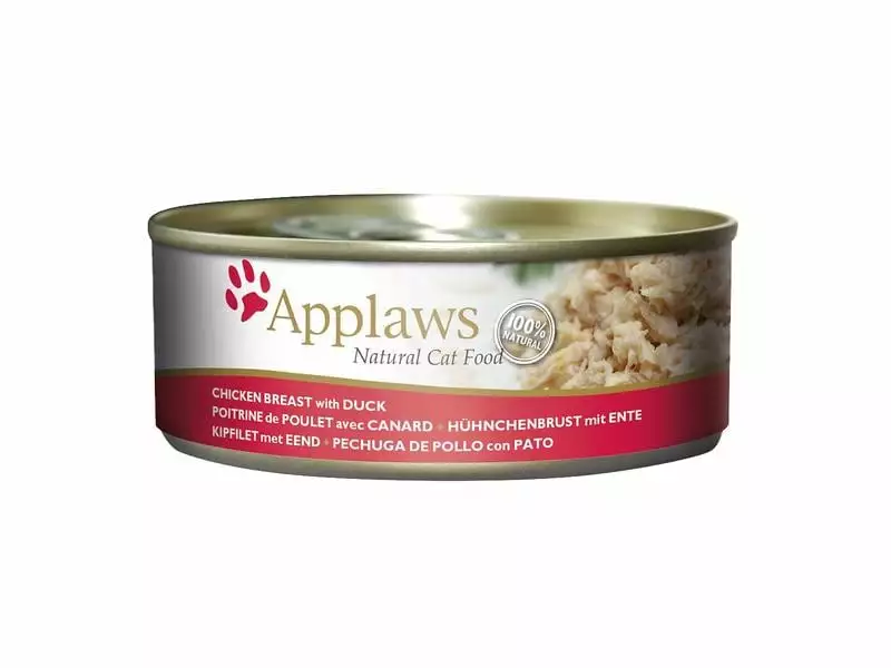 Applaws Nassfutter Dose Hühnchenbrust & Ente, 24 x 156 g 4 Applaws Nassfutter Dose Hühnchenbrust & Ente, 24 x 156 g – Bild 2