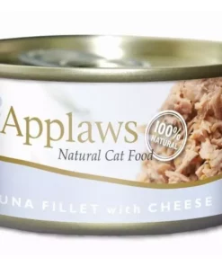 Applaws Nassfutter Dose Thunfischfilet & Käse in Brühe, 156 g