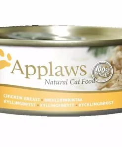 Applaws Nassfutter Dose Hühnchenbrust in Brühe, 156 g