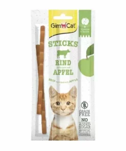 Gimpet Katzen-Snack Sticks Rind & Apfel, 3 Stück