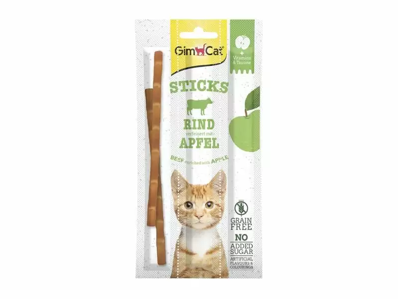 Gimpet Katzen-Snack Sticks Rind & Apfel, 3 Stück 3 Gimpet Katzen-Snack Sticks Rind & Apfel, 3 Stück