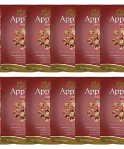 Applaws Nassfutter Pouch Thunfisch & Pazifik-Garnelen, 12 x 70 g