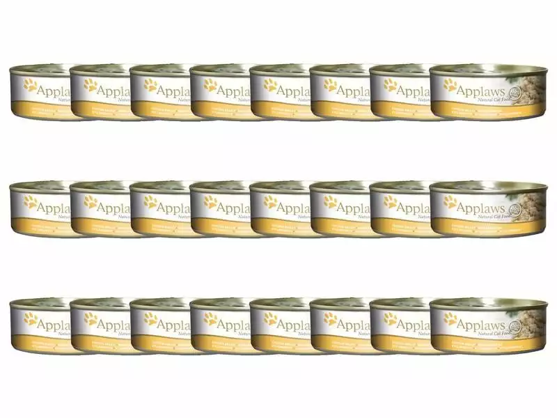 Applaws Nassfutter Dose Hühnchenbrust in Brühe, 24 x 156 g 3 Applaws Nassfutter Dose Hühnchenbrust in Brühe, 24 x 156 g