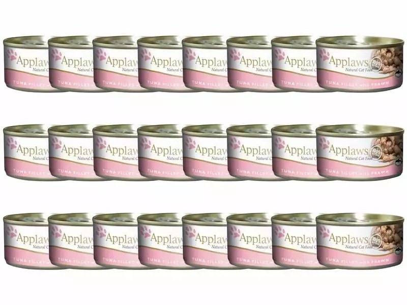 Applaws Nassfutter Dose Thunfischfilet & Garnelen in Brühe, 24x156g 3 Applaws Nassfutter Dose Thunfischfilet & Garnelen in Brühe, 24x156g