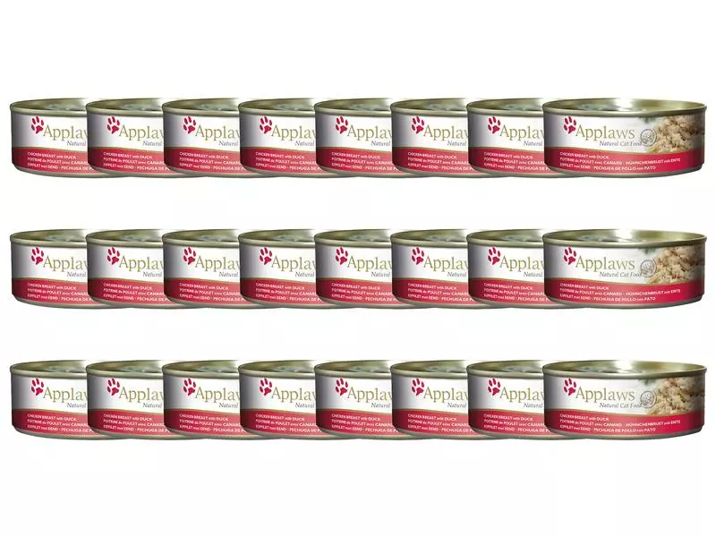 Applaws Nassfutter Dose Hühnchenbrust & Ente, 24 x 156 g 3 Applaws Nassfutter Dose Hühnchenbrust & Ente, 24 x 156 g