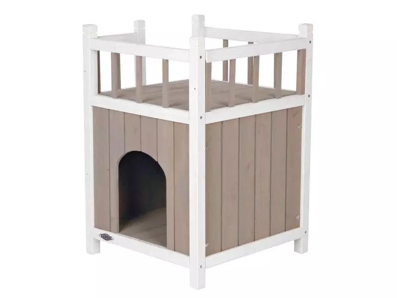 Trixie natura Cat's Home mit Balkon, 45 × 65 × 45 cm 3 Trixie natura Cat's Home mit Balkon, 45 × 65 × 45 cm