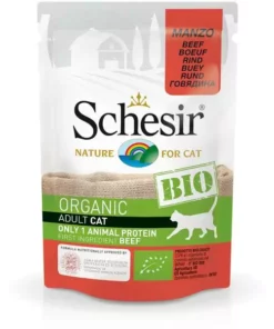 Schesir Nassfutter Bio Rind, 85 g