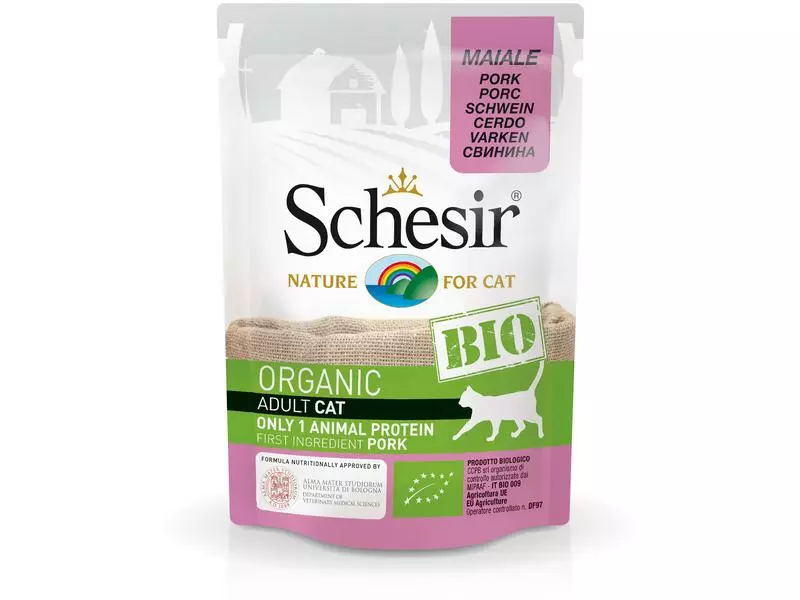 Schesir Nassfutter Bio Schwein, 85 g 3 Schesir Nassfutter Bio Schwein, 85 g
