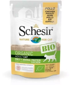 Schesir Nassfutter Bio Huhn, 85 g