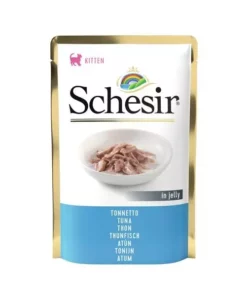 Schesir Nassfutter Kitten Thunfisch in Gelée, 85 g