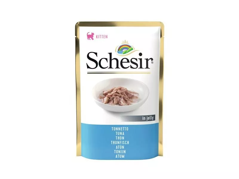 Schesir Nassfutter Kitten Thunfisch in Gelée, 85 g 3 Schesir Nassfutter Kitten Thunfisch in Gelée, 85 g