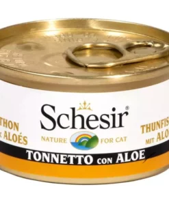 Schesir Nassfutter Thunfisch & Aloe in Gelée, 85 g