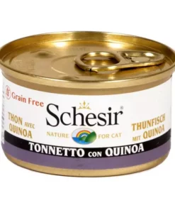 Schesir Nassfutter Thunfisch & Quinoa in Gelée, 85 g