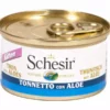 Schesir Nassfutter Kitten Thunfisch & Aloe in Gelée, 85 g