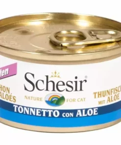 Schesir Nassfutter Kitten Thunfisch & Aloe in Gelée, 85 g