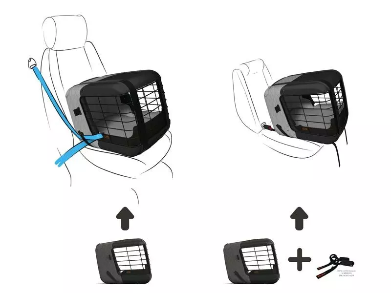 4pets Transportbox Caree Smoked Pearl 12 4pets Transportbox Caree Smoked Pearl – Bild 10