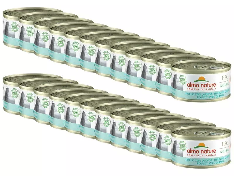 Almo Nature Nassfutter HFC Natural Huhn mit Quinoa, 24 x 70 g 3 Almo Nature Nassfutter HFC Natural Huhn mit Quinoa, 24 x 70 g