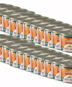 Almo Nature Nassfutter Daily Mousse mit Thunfisch und Huhn, 24 x 85 g