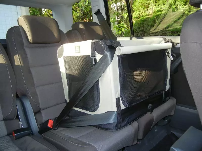 Maelson Transportbox Soft Kennel, Gr. 105 Anthrazit 6 Maelson Transportbox Soft Kennel, Gr. 105 Anthrazit – Bild 4