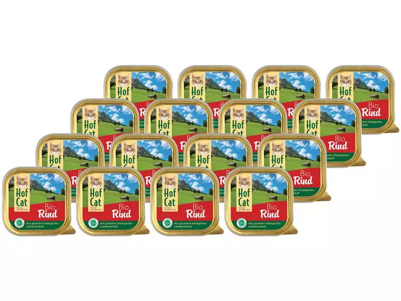 HofCat Nassfutter Rind, 16 x 100g 3 HofCat Nassfutter Rind, 16 x 100g