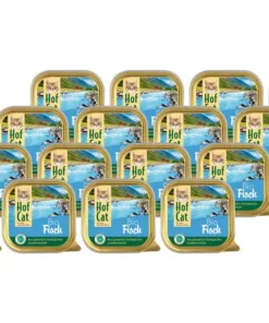 HofCat Nassfutter Fisch, 16 x 100g