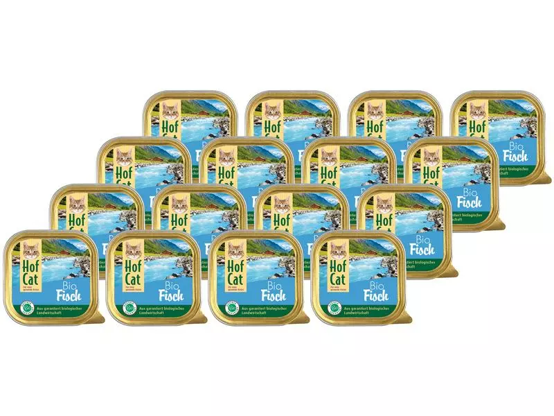 HofCat Nassfutter Fisch, 16 x 100g 3 HofCat Nassfutter Fisch, 16 x 100g