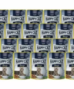 Happy Cat Nassfutter Meat in Sauce Culinary Land-Geflügel, 24 x 85 g