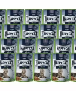 Happy Cat Nassfutter Meat in Sauce Culinary Weide-Lamm, 24 x 85 g
