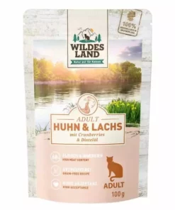 Wildes Land Nassfutter Adult Huhn & Lachs 100 g