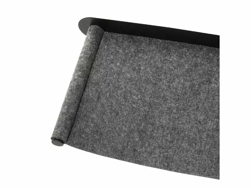 CanadianCat Katzenbett Filz-Hängematte mit Wandmontage Anthrazit 7 CanadianCat Katzenbett Filz-Hängematte mit Wandmontage Anthrazit – Bild 5