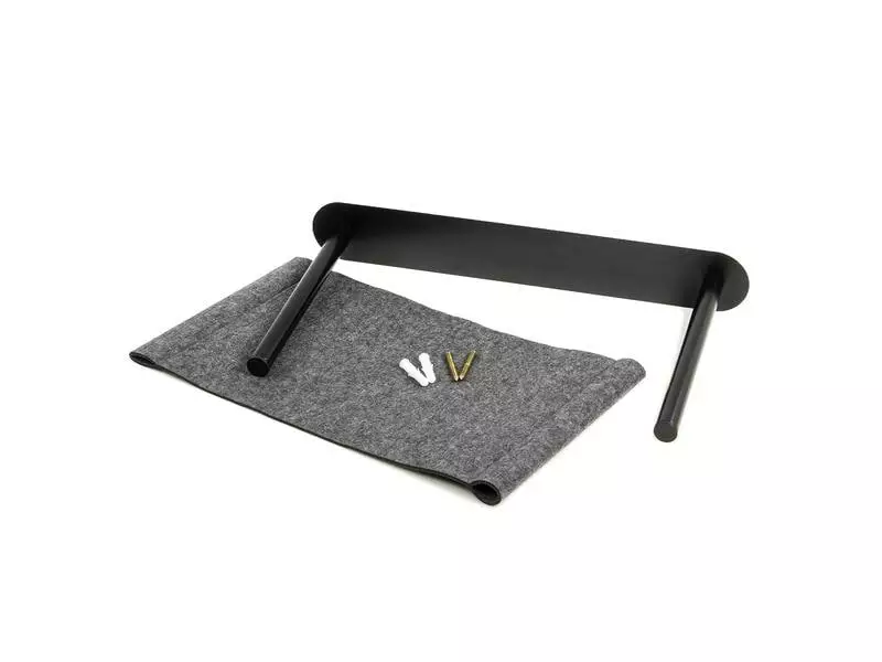 CanadianCat Katzenbett Filz-Hängematte mit Wandmontage Anthrazit 9 CanadianCat Katzenbett Filz-Hängematte mit Wandmontage Anthrazit – Bild 7