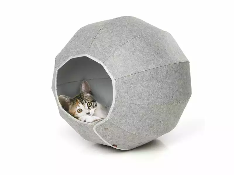 CanadianCat Katzenhöhle in Kugelform, XXL 4 CanadianCat Katzenhöhle in Kugelform, XXL – Bild 2