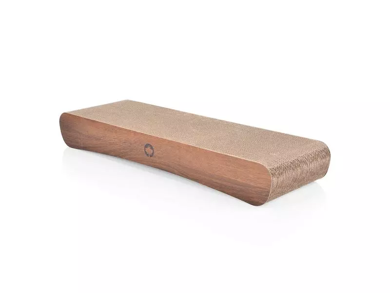 CanadianCat Kratzbrett Jumbo Wave, Walnuss 9 CanadianCat Kratzbrett Jumbo Wave, Walnuss – Bild 7