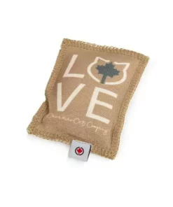 CanadianCat Katzen-Spielzeug Spielkissen Love, Braun